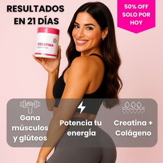 Creatina Monohidratada + Colágeno - Potencia tu cuerpo y rendimiento