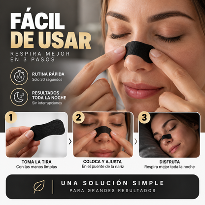 Parche Nasal Pro™ - Tu cansancio de las mañanas no es falta de sueño.