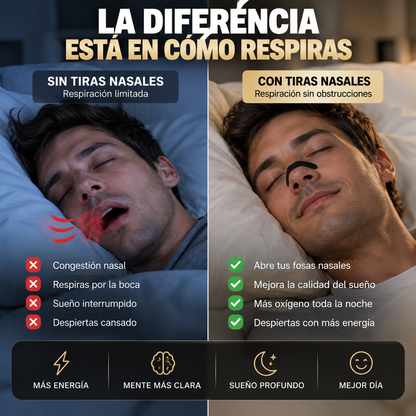 Parche Nasal Pro™ - Tu cansancio de las mañanas no es falta de sueño.