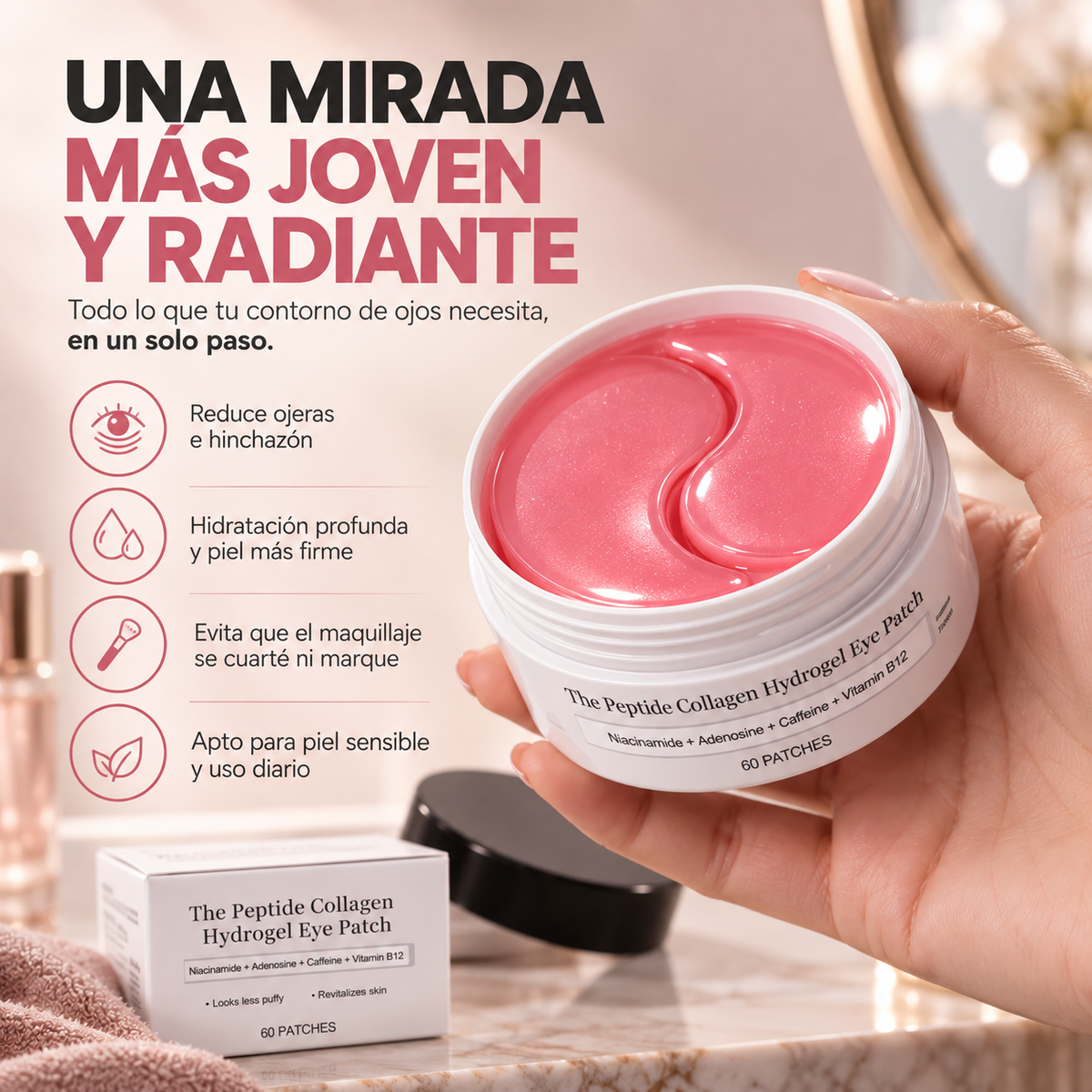Réveil Skin® - 20 minutos. Sin ojeras. Sin hinchazón. Sin excusas.