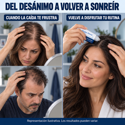 Vitalys Derma® - No es genética. Es que nunca llegó a tu raíz