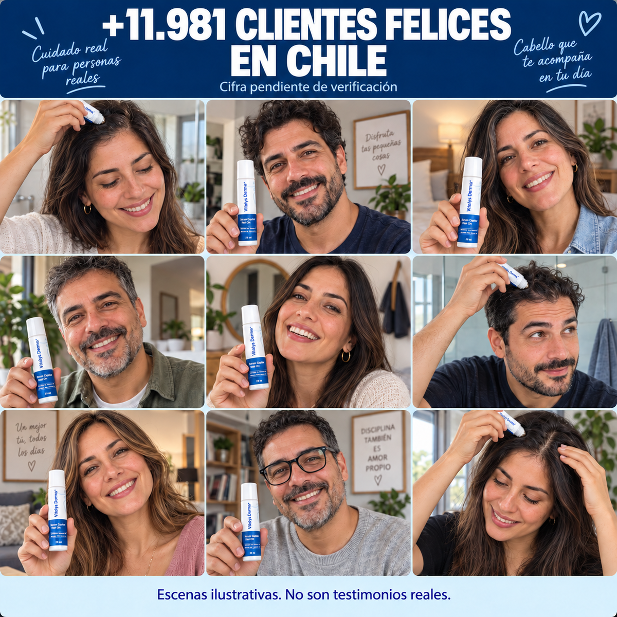 Vitalys Derma® - No es genética. Es que nunca llegó a tu raíz