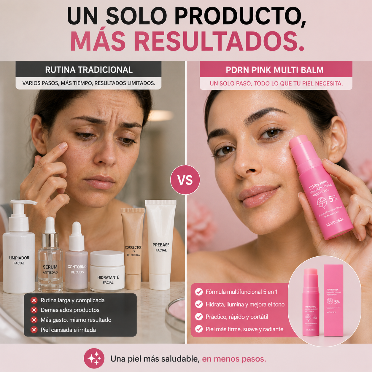 BALSAMO FACIAL PDNR PINK® Deja de gastar en productos que no dan resultados.