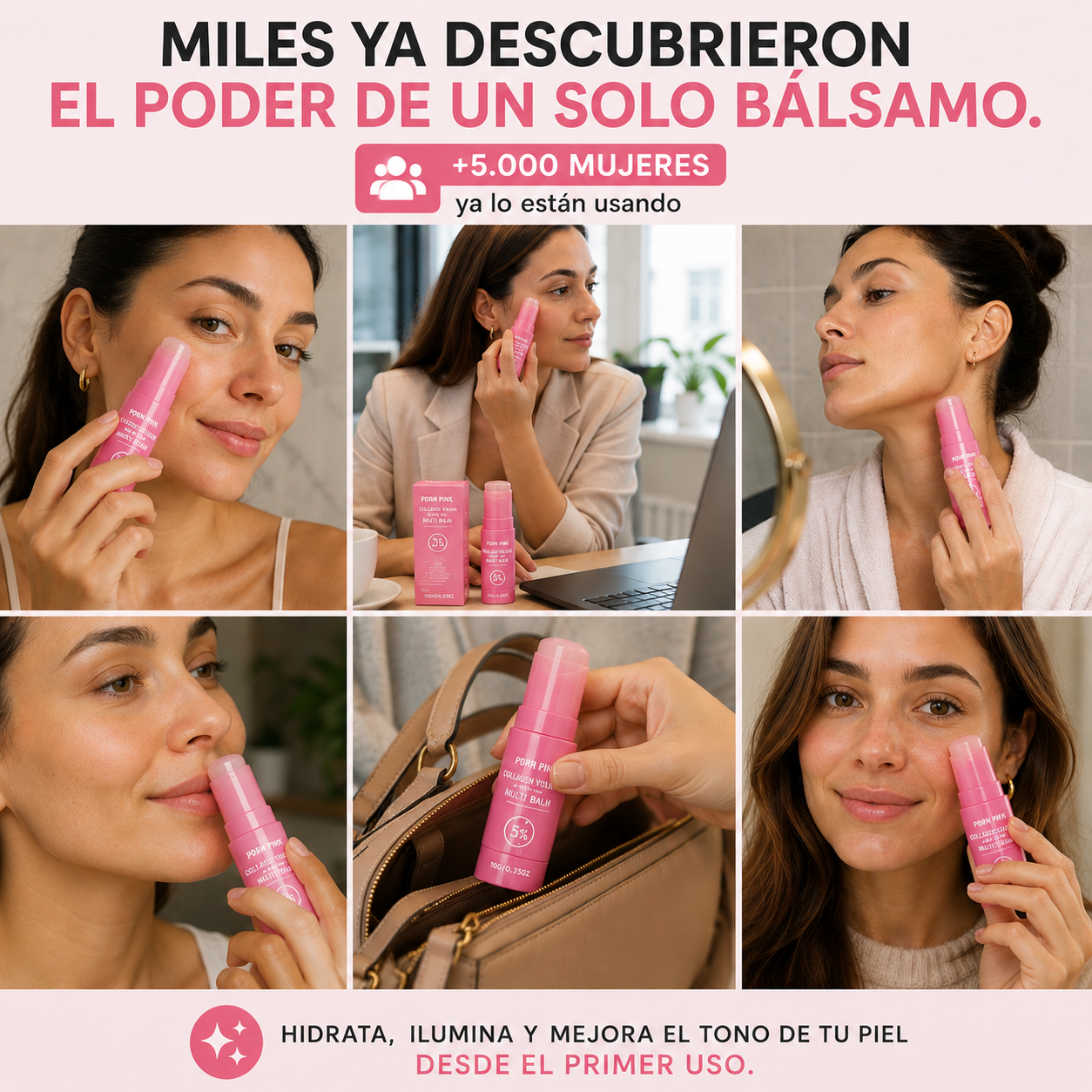 BALSAMO FACIAL PDNR PINK® Deja de gastar en productos que no dan resultados.