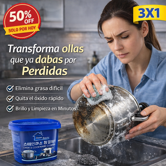 BRILLOMAX PRO® 3X1 / RECUPERA EL ACERO SIN RAYAR