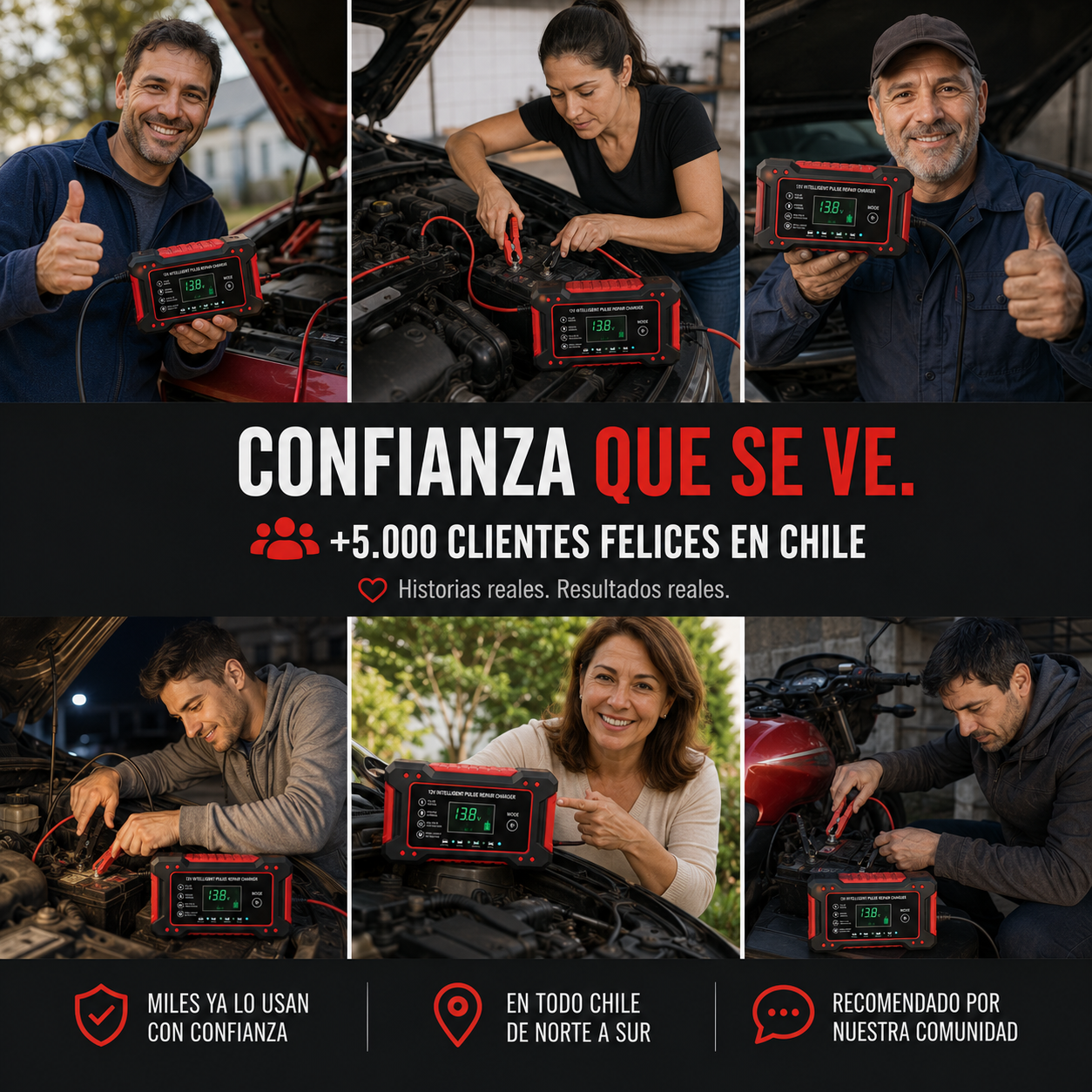 POWEPLUS® - CARGADOR BATERIA