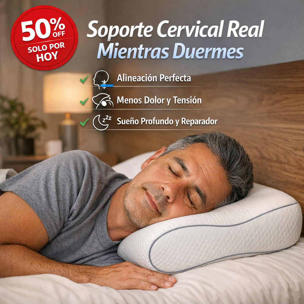 Almohada Cervical Ergonómica Goodrest®