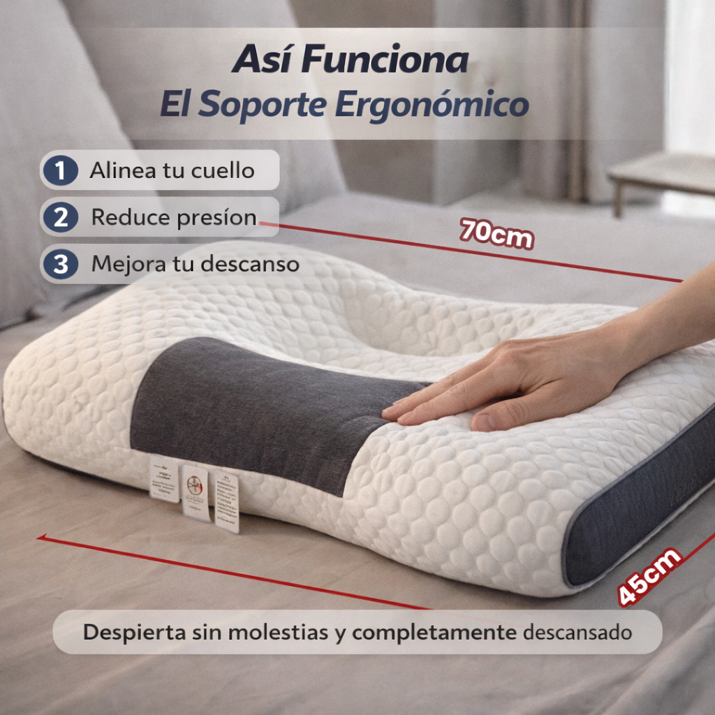 Almohada Cervical Ergonómica Goodrest®