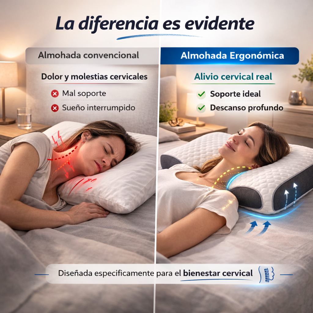 Almohada Cervical Ergonómica Goodrest®