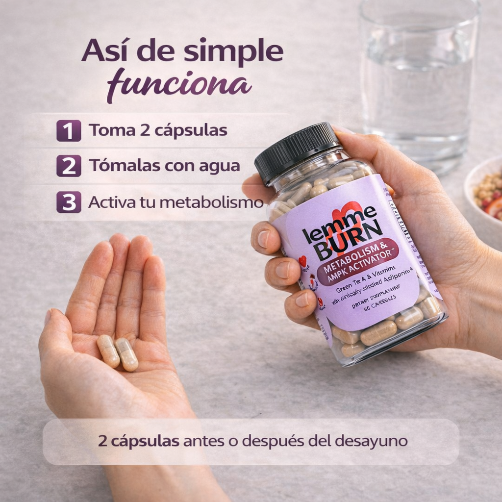 Lemme Burn® Activa tu metabolismo, recupera tu figura
