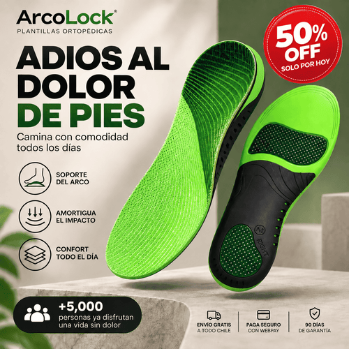 ArcoLock® - Deja de amortiguar el dolor, corrígelo desde la raíz