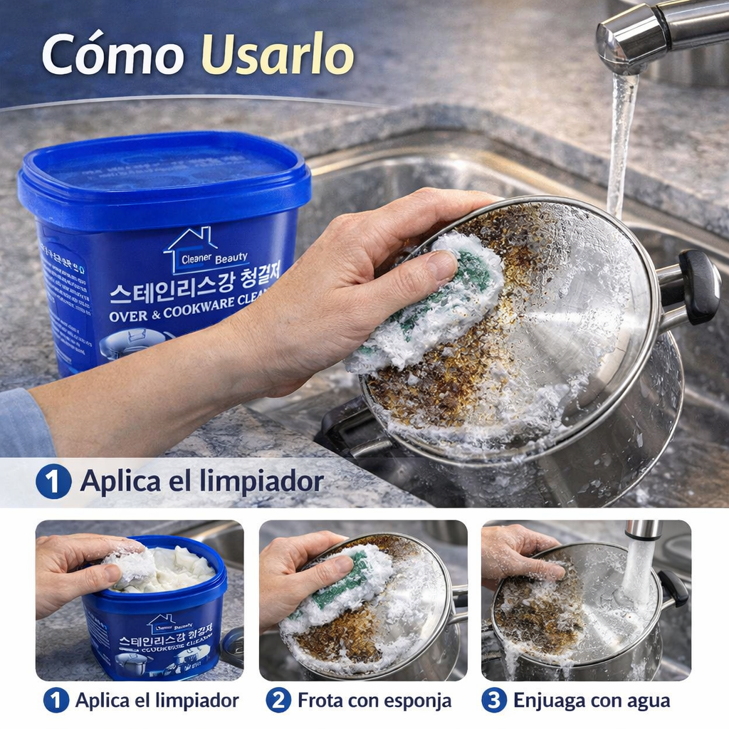 BRILLOMAX PRO® 3X1 / RECUPERA EL ACERO SIN RAYAR