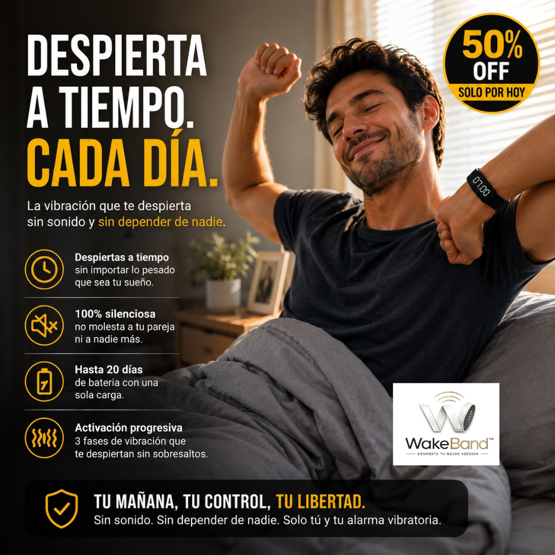 WakeBand™ Siéntela. No la escuches.